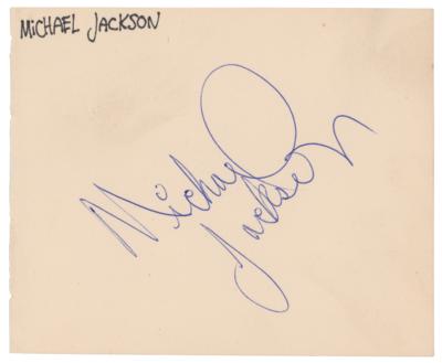 Lot #676 Michael Jackson Signature