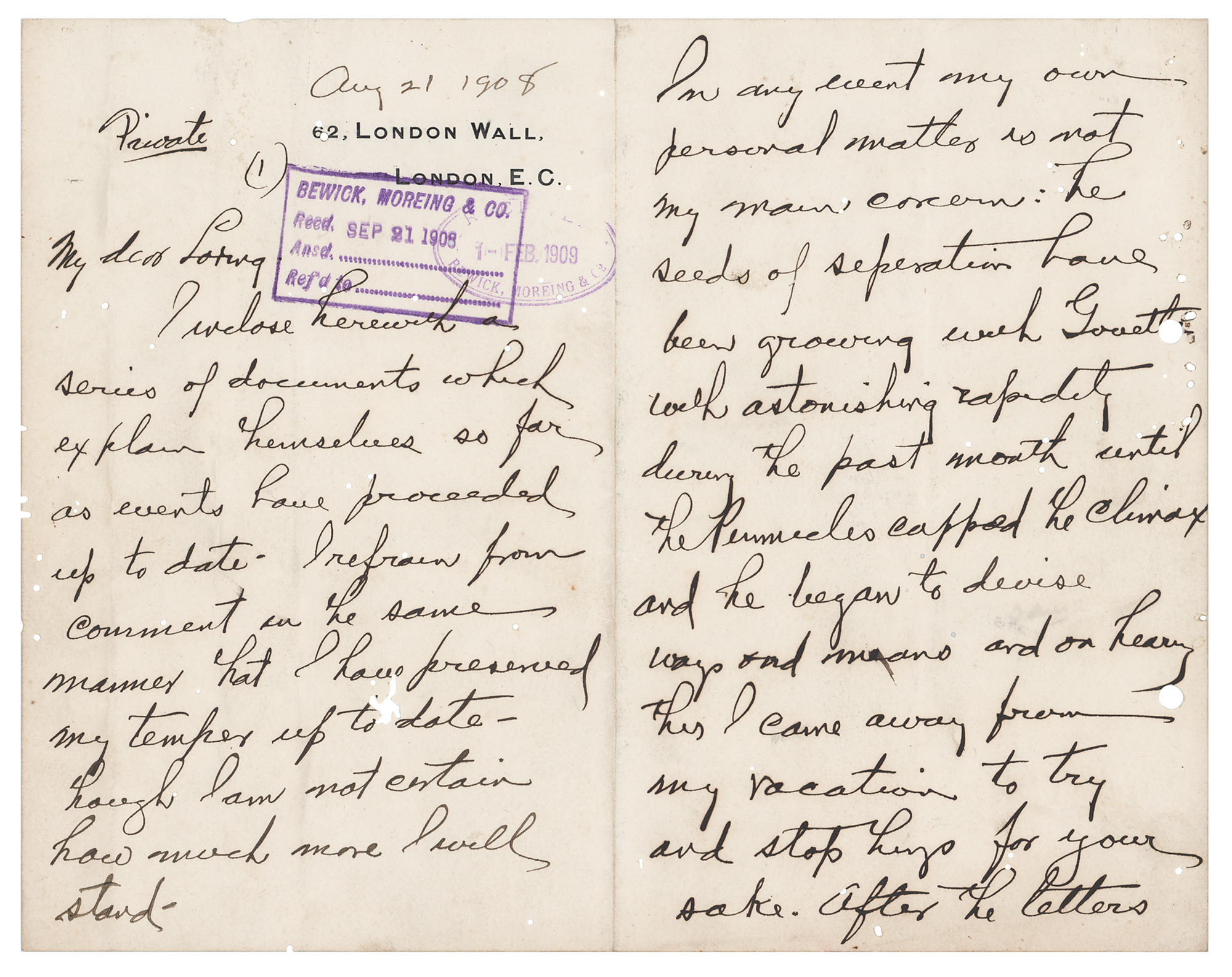 Lot #89 Herbert Hoover Autograph Letter Signed