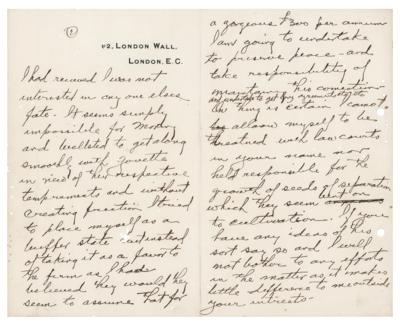 Lot #89 Herbert Hoover Autograph Letter Signed - Image 2