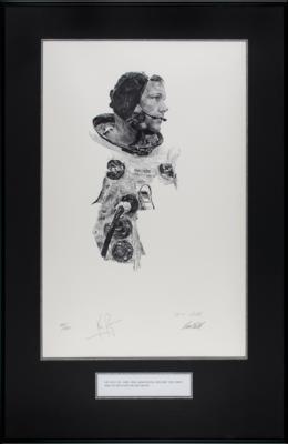 Lot #387 Neil Armstrong Signed Lithograph