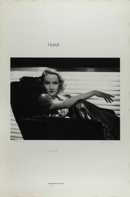 Lot #761 George Hurrell Signed Print: Marlene Dietrich
