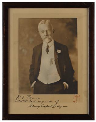 Lot #266 Henry Cabot Lodge Signed Photograph