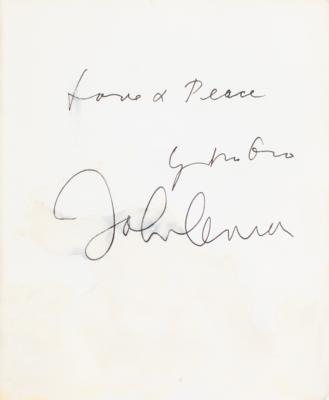 Lot #556 Beatles: Lennon and Ono Signed Book - Image 2