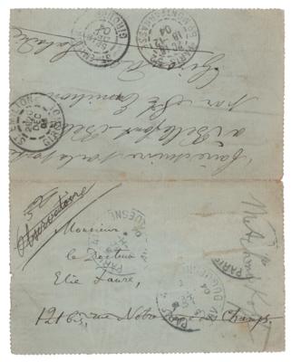 Lot #166 Elie Metchnikoff Autograph Letter Signed - Image 2