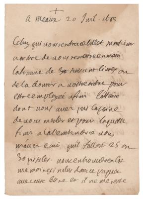 Lot #176 Jacques-Benigne Bossuet Autograph Letter Signed - Image 2