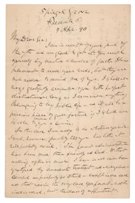 Lot #32 Rutherford B. Hayes Autograph Letter Signed