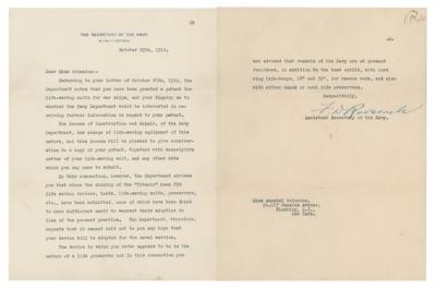 Lot #40 Franklin D. Roosevelt Typed Letter Signed