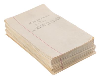 Lot #8031 Zane Grey Handwritten Manuscript for 'The Vanishing American' - Image 2