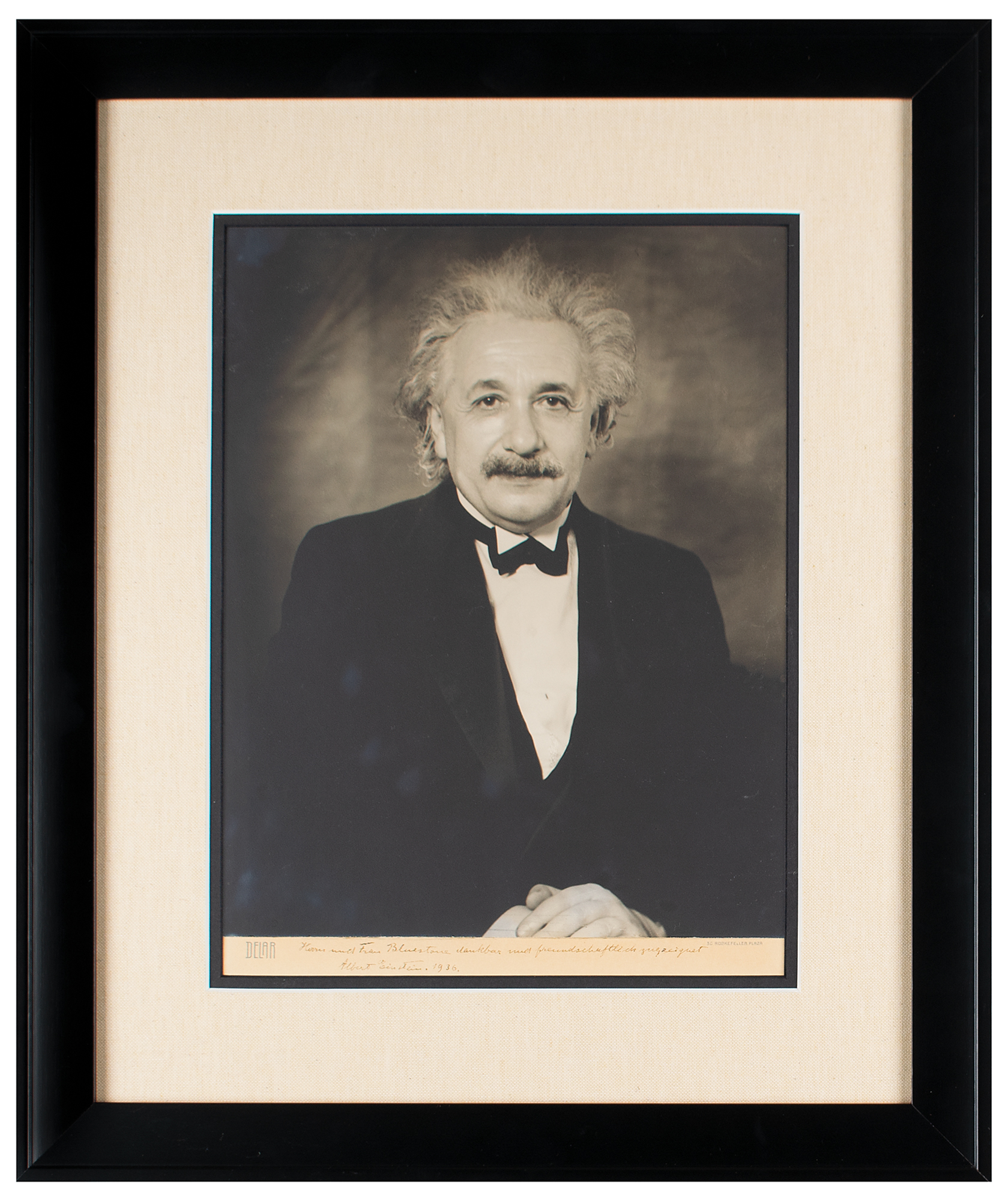 Albert Einstein Signed Photograph Rr Auction