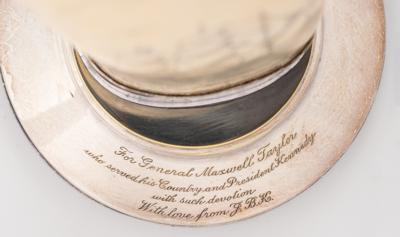 Lot #8012 John F. Kennedy Oval Office Scrimshaw with Autograph Letter Signed by Jacqueline Kennedy - Image 3