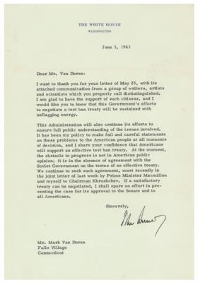 Lot #8011 John F. Kennedy Typed Letter Signed as