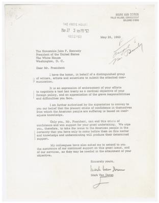 Lot #8011 John F. Kennedy Typed Letter Signed as President - Image 3