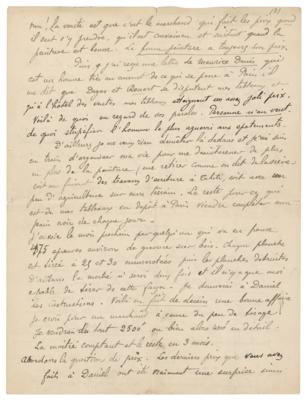 Lot #8029 Paul Gauguin Autograph Letter Signed - Image 4