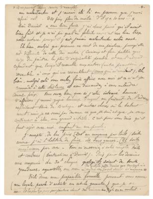 Lot #8029 Paul Gauguin Autograph Letter Signed - Image 5