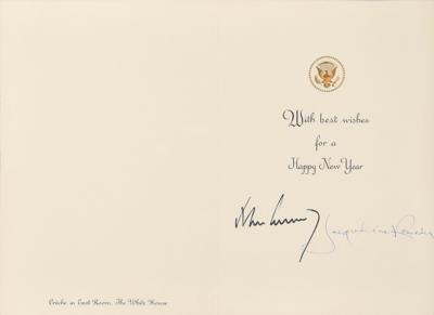 Lot #8008 John and Jacqueline Kennedy Signed 1963 Christmas Card - Image 2