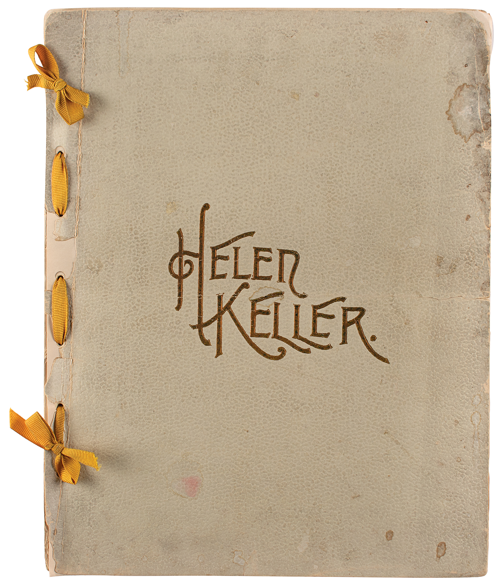 Lot #8016 Helen Keller Signed Book