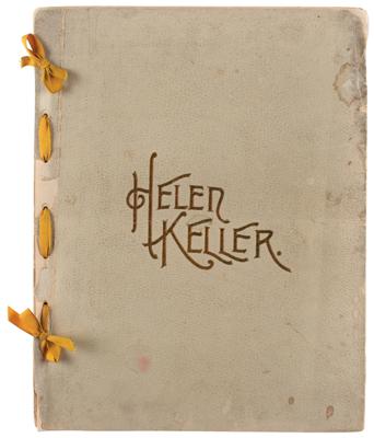 Lot #8016 Helen Keller Signed Book