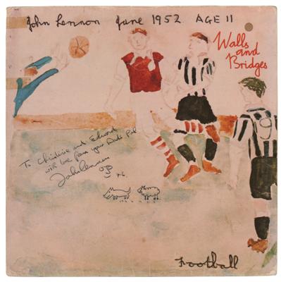 Lot #8048 Beatles: John Lennon Signed Album with Doodles - Image 1
