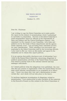 Lot #8013 Gerald Ford Typed Letter Signed as