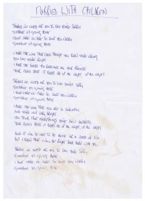 Lot #8051 Oasis: Noel Gallagher Handwritten Lyrics for Definitely Maybe - Image 12