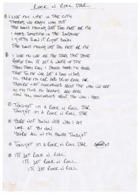 Lot #8051 Oasis: Noel Gallagher Handwritten Lyrics for Definitely Maybe - Image 3
