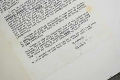 Lot #8044 Malcolm X Archive of Letters, Handbills, and Photographs - Image 8