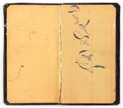 Lot #8043 Bonnie Parker's Handwritten Poem Book - Image 3