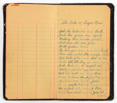 Lot #8043 Bonnie Parker's Handwritten Poem Book - Image 5