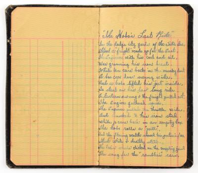 Lot #8043 Bonnie Parker's Handwritten Poem Book - Image 8