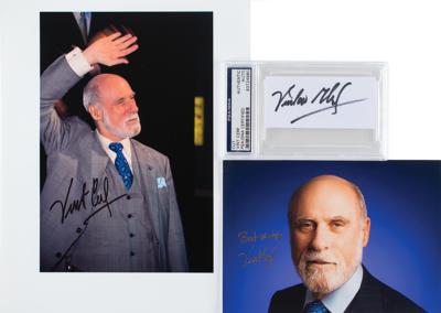 Lot #230 Vint Cerf (4) Signed Items