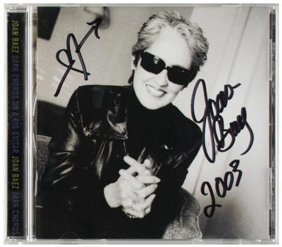 Lot #687 Joan Baez Signed CD - Image 1