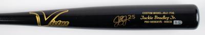 Lot #905 Jackie Bradley, Jr. Signed Baseball Bat - Image 3