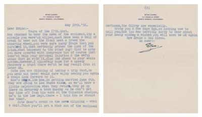 Lot #841 Stan Laurel Typed Letter Signed