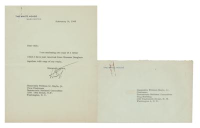 Lot #142 Harry S. Truman Typed Letter Signed
