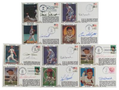 Lot #922 St. Louis Cardinals (10) Signed Covers - Image 1