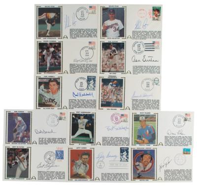 Lot #895 Baseball Pitchers (12) Signed Covers