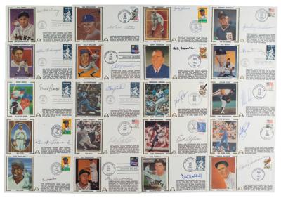 Lot #893 Baseball Hall of Famers (20) Signed Covers