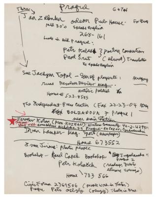 Lot #575 Allen Ginsberg Autograph Note Signed - Image 2
