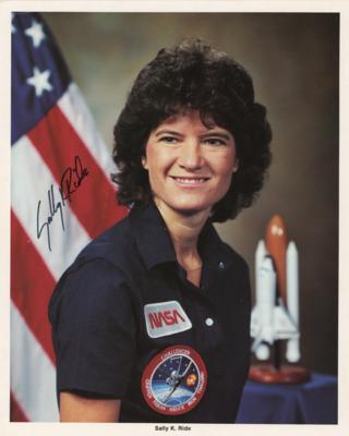 Lot #480 Sally Ride Signed Photograph