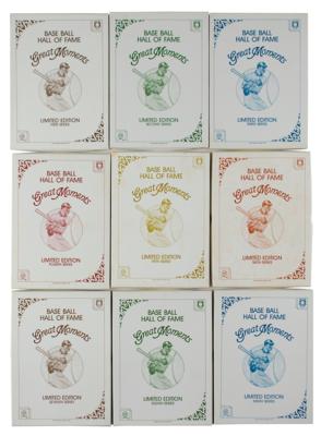 Lot #890 Baseball Hall of Fame Perez-Steele 'Great Moments' Card Sets with (64) Signed - Image 4