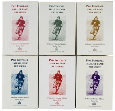 Lot #907 Football Hall of Fame Lot of (115) Signed Goal Line Art Cards - Image 2