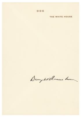 Lot #104 Dwight D. Eisenhower Signature
