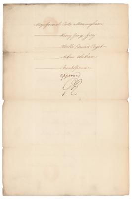 Lot #292 King George III Document Signed - Image 2