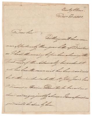 Lot #302 King William IV Autograph Letter Signed