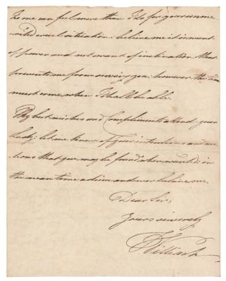 Lot #302 King William IV Autograph Letter Signed - Image 2