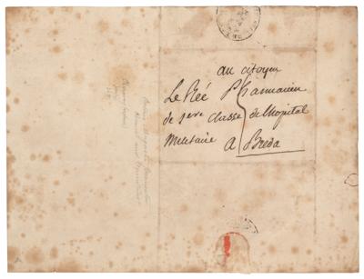 Lot #328 Antoine-Augustin Parmentier Autograph Letter Signed - Image 2