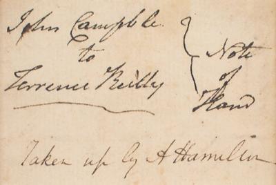 Lot #150 Alexander Hamilton Autograph Document Signed - Image 3