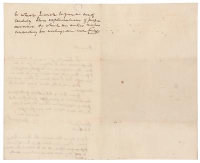 Lot #601 Sir Walter Scott Autograph Letter Signed - Image 2