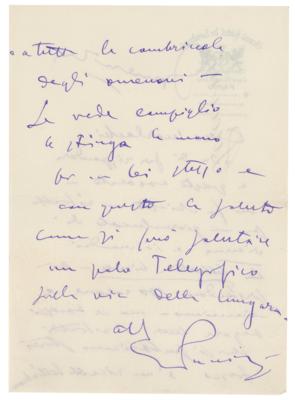 Lot #614 Giacomo Puccini Autograph Letter Signed - Image 4