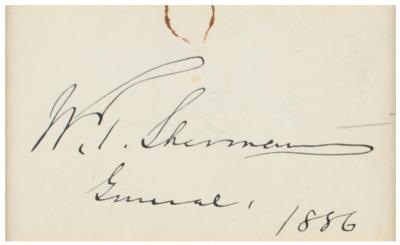 Lot #433 William T. Sherman Signature - Image 2